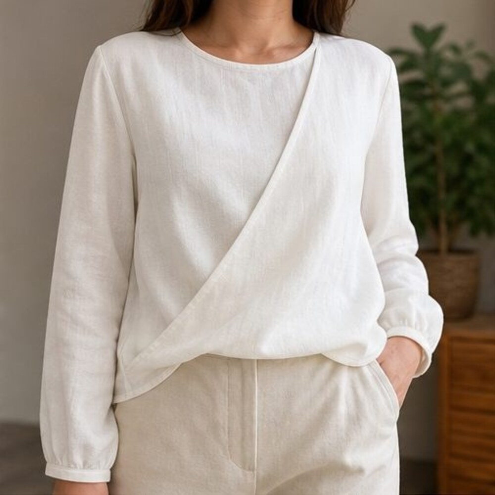 Ivory Smocked Top - Picture 2 of 6